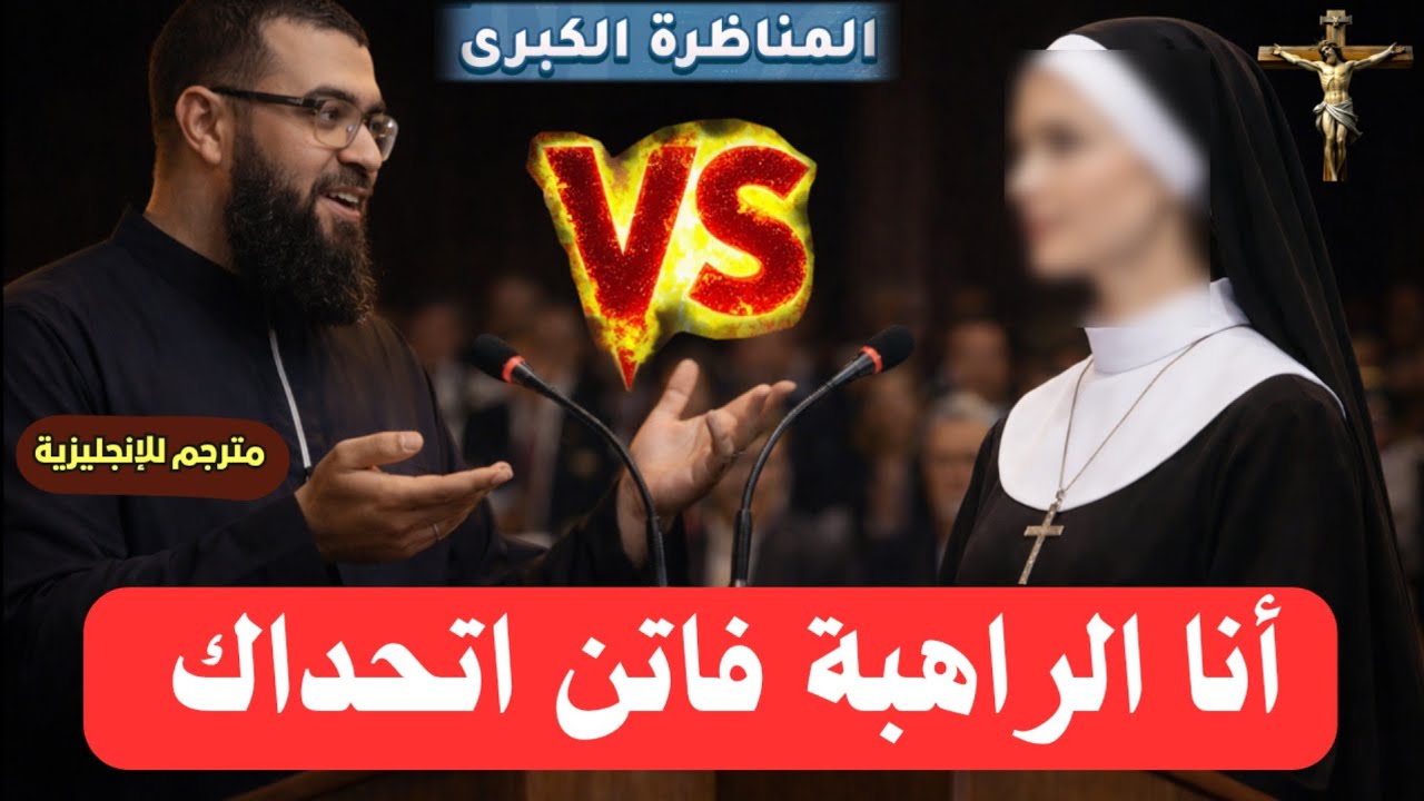 مناظرة نارية 🔥 الراهبة فاتن تتحدى زين خير الله وتهاجمه على المباشر.. لا تفوتك 