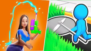 Garden Hoes 🆚 Strimmar Master Gameplay All Levels Android,iOS Walkthrough New Update Game Big Levels screenshot 4