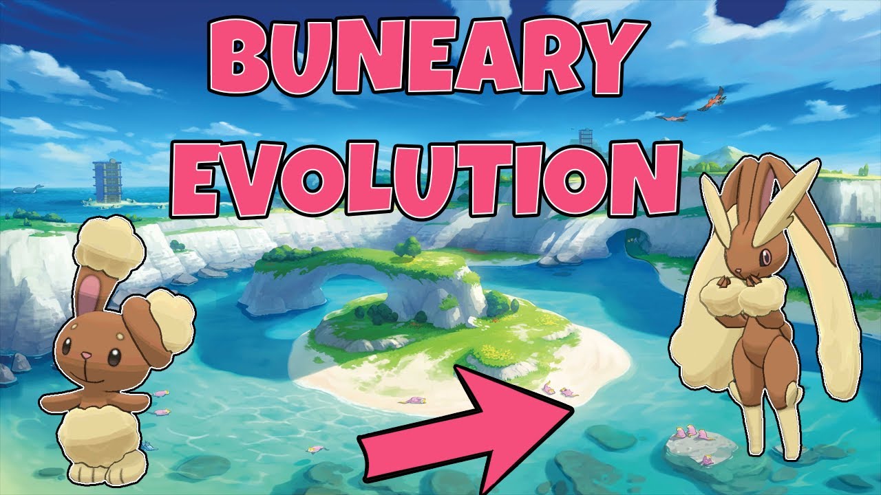 How to Evolve Buneary Lopunny Pokemon Sword & Shield YouTube