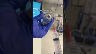POV: drawing meds in the operating room