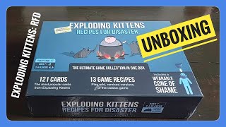 Exploding Kittens: Recipes for Disaster [Unboxing]