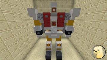 Minecraft - How To Build Transformers G1 Silverbolt Robot Mode!