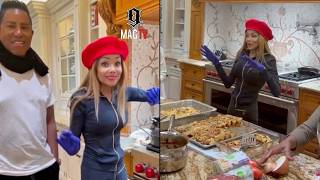 Im Hungry Latoya Jackson Cooks Huge Meal For Brother Jermaine After The Michael Premiere 