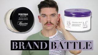 Which is the best hair cream: baxter of california cream pomade or
british barbers' association moulding (bba cream)? it's battle b...