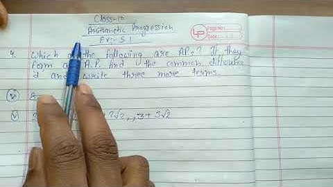 Which of the following are A.P.s? If they from an A.P. Find the common differ(v) 3,3+√2,3+2√2,3+3√2