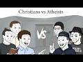 Christians vs Atheists be like...