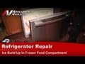 Whirlpool Refrigerator Repair - Ice Build Up In the Frozen Food Compartment - GX2FHDXVY06
