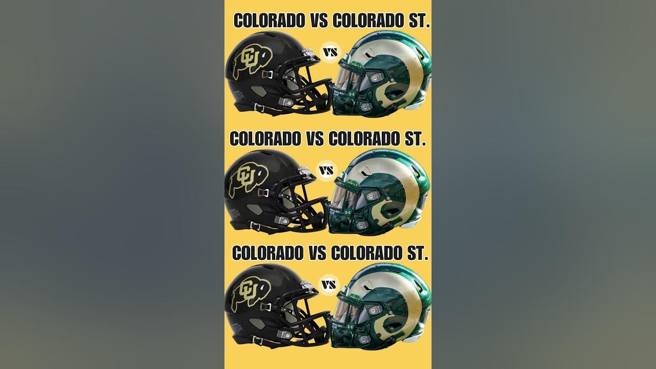 How To Watch Colorado vs Colorado State Football Game YouTube