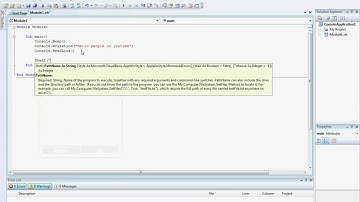 Visual Basic Console Application
