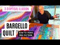 Bargello Quilt How to Video, Free Pattern and Expert Tips:  Be inspired by the 3-D optical illusion