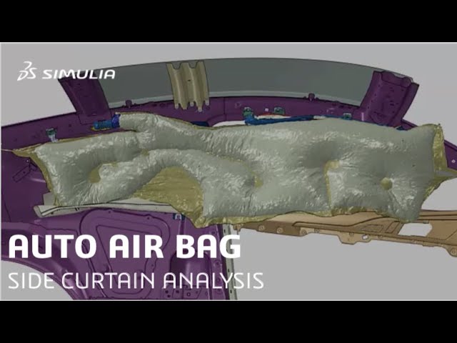 Side Curtain Air Bag Simulation 