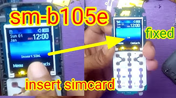 sm-b105e insert sim problem