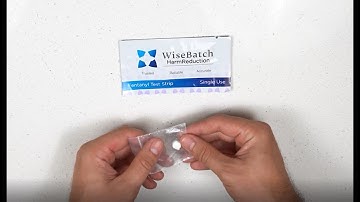 How to use Fentanyl Test Strips - Pills & Powders Guide | WiseBatch