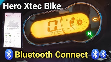 Hero Bike Bluetooth Connection hero splendor plus xtec / hero super splendor xtec/ hero glamour xtec