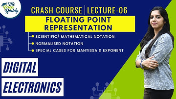 DIGITAL ELECTRONICS (6/20) | Floating Point Number Representation | (NEW TOPIC) GATE 2023