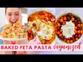 Tiktok baked feta pasta recipe vegan style  viral recipe  uunifetapasta