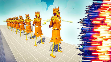 10x KING MIDAS vs EVERY GOD - Totally Accurate BAttle Simulator TABS