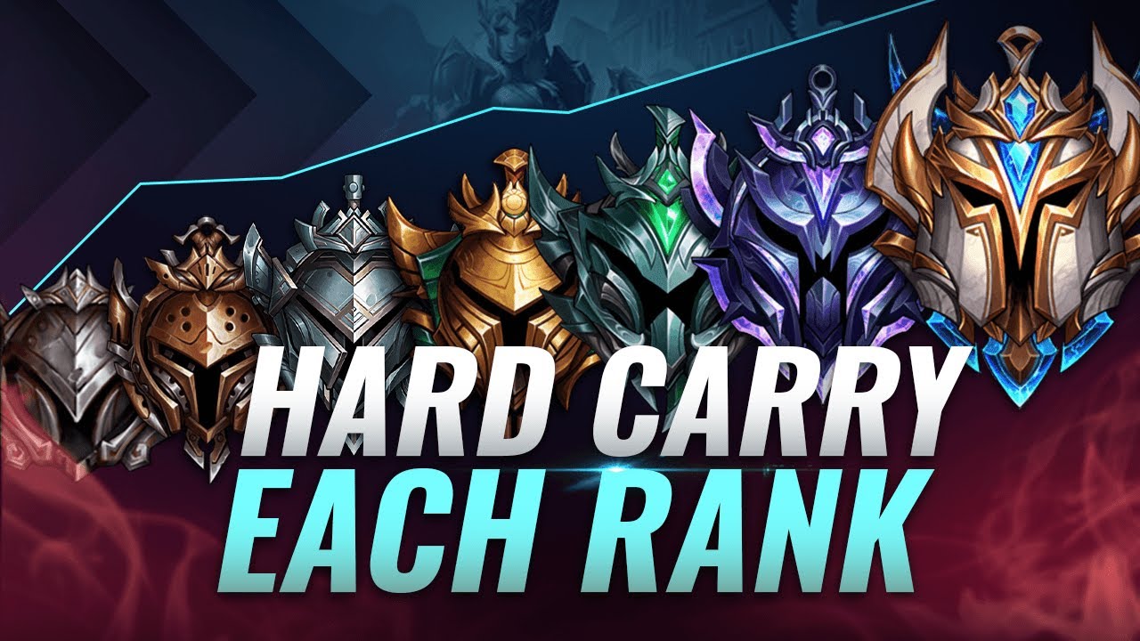 How To Hard Carry In Each Rank Climb League Of Legends Season 10 Youtube