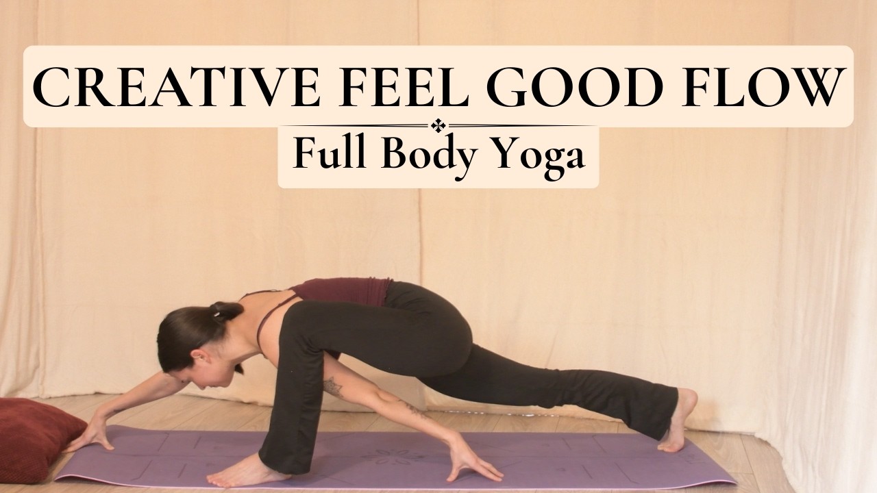 Intermediate Feel Good Yoga | Full Body Flow | Arm Balance, Backbend & Hip Opening | 25 Min