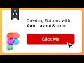 How to create interactive & responsive Buttons with Auto Layout in Figma | #uxtrim