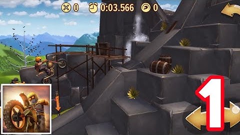 Trials Frontier - Gameplay Walkthrough Part 1 - Motocross Trials (Android, iOS)