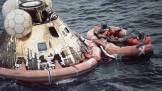 Apollo 11 lands on the moon, July 20, 1969