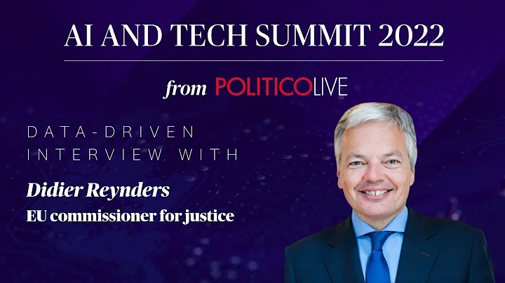 Data-Driven Interview with Didier Reynders | POLITICO AI & Tech Summit