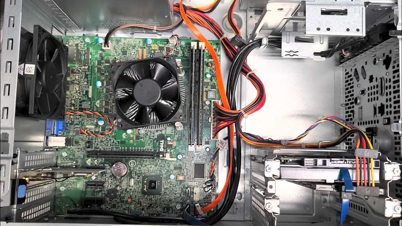 DELL Inspiron 620 Disassembly RAM SSD Hard Drive Upgrade Repair Replacement  - YouTube
