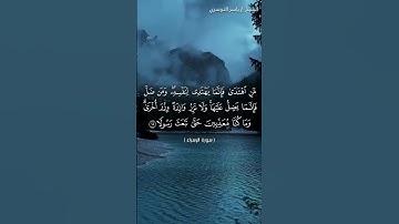 سورة الإسراء من آية 13 إلى آية 15 بصوت الشيخ ياسر الدوسري❤❤