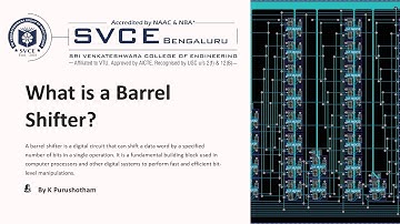 Video Assignment | Barrel Shifter