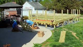 Above Ground Pool Deck Project (Start to Finish)