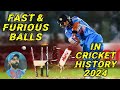 Top 5 fastest unplayable balls in cricket history  abubakr speaks
