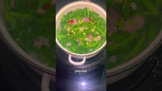 P179.♥️Cơm mẹ nấu: khô sặc chiên,rau muống xào #yenlinhtv #vlog #cooking #youtubeshorts #shortvideo
