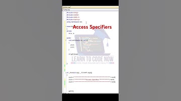 Access Specifier in C++ | How to Use Access Specifier in C++ | #shorts #ytshorts #learning