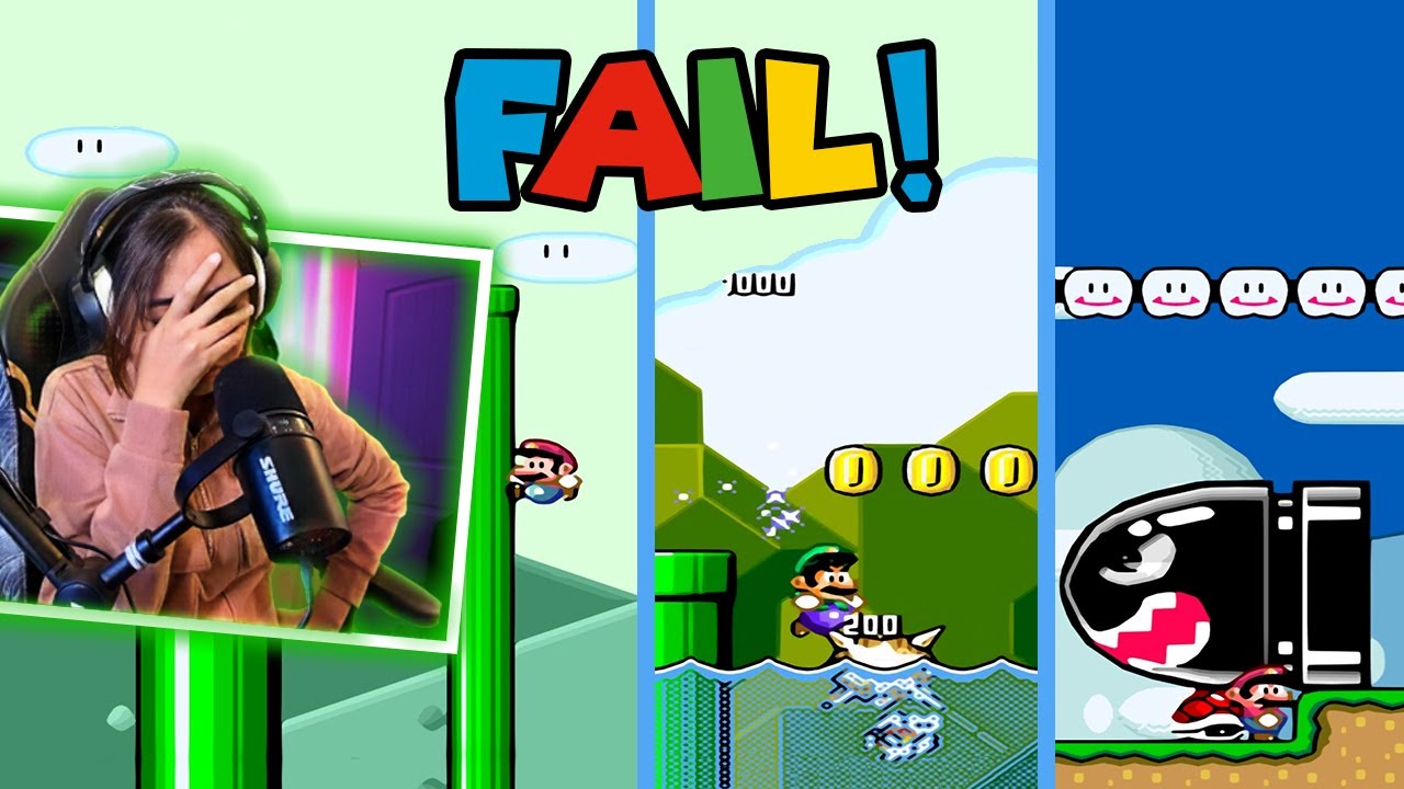 Super Mario World SNES FAILS!