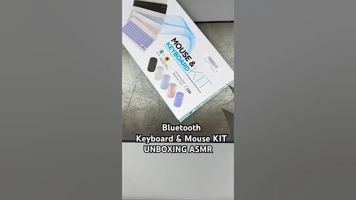 Bluetooth Mouse & Keyboard KIT Unboxing ASMR #shorts #keyboard #mouse #keyboardandmouse #bluetooth