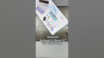 Bluetooth Mouse & Keyboard KIT Unboxing ASMR #shorts #keyboard #mouse #keyboardandmouse #bluetooth