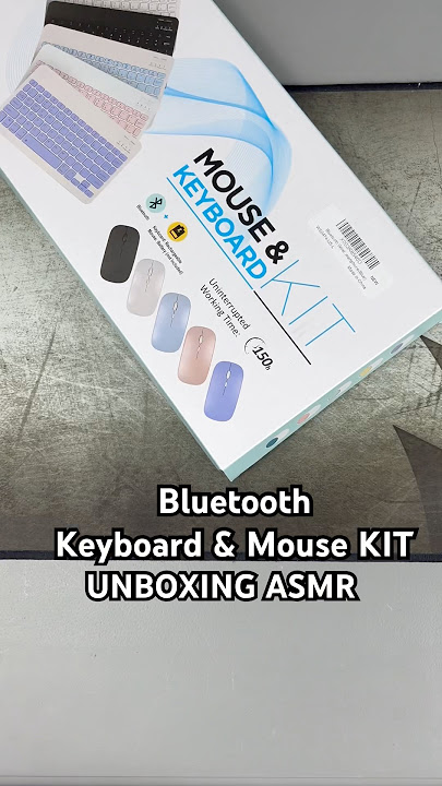 Bluetooth Mouse & Keyboard KIT Unboxing ASMR #shorts #keyboard #mouse #keyboardandmouse #bluetooth