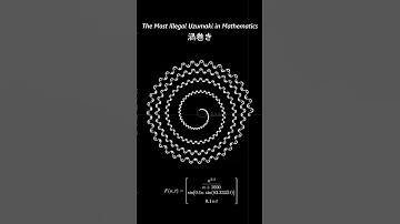 Forbidden Uzumaki 🌀#satisfying #geometry #mathematics #adhd #asmr #ocd #spiral #fibonacci