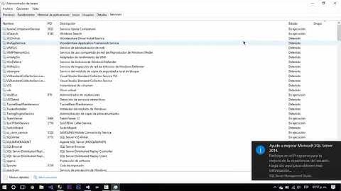 Solución al Error Relacionado Con la Red SQL 2014