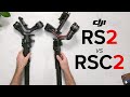 DJI RS2 vs RSC2 - Which Is Best? In Depth Comparison to Ronin-S