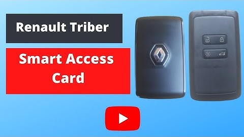 Renault triber smart access key # triber smart access card. Renault triber # car key