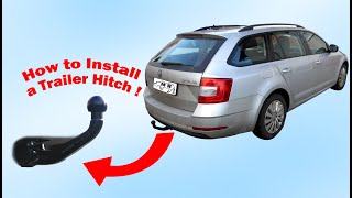 : How to Install a Trailer Hitch on a Skoda Octavia 3E from 2017