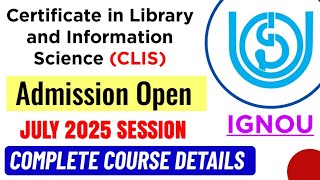 Download Lagu IGNOU Certificate in Library and Information Science Admission Open July 2025 | IGNOU CLIS Course MP3 Download Lagu IGNOU Certificate in Library and Information Science Admission Open July 2025 | IGNOU CLIS Course MP3