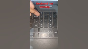 Laptop Keyboard not working #tech #pc