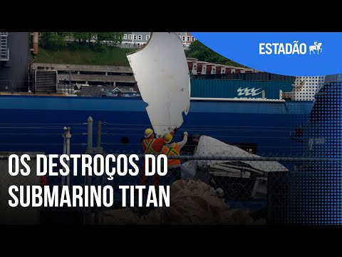 Destroços do submarino que buscava o Titanic são recuperados após implosão