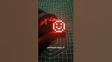 MAX7219 8x8 LED Dot Matrix Display Module #technology #ledmatrix