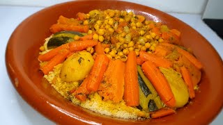 Couscous à la marocaine étape par étape avec mesure d'eau exacte