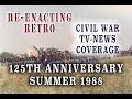 Re-enacting Retro TV NEWS &quot;125th Anniversary&quot; Summer 1988 - Pt. 1