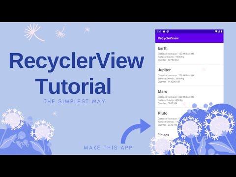 How to create RecyclerView in Android - Android Studio Tutorial